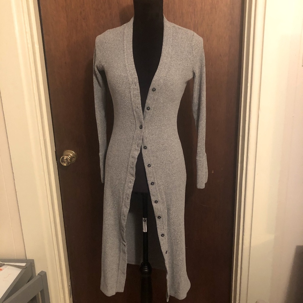 GUC GAP long gray cardigan